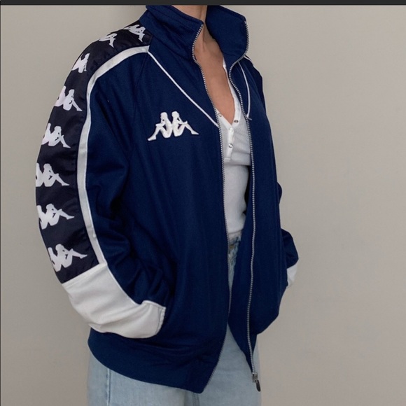 kappa zip up womens